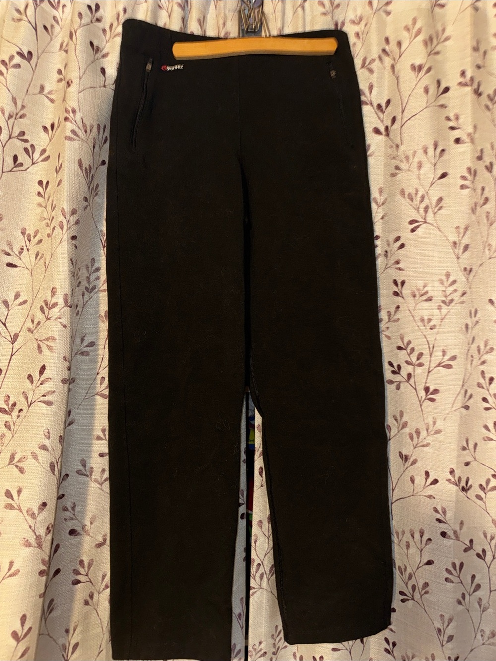 Women’s Sporthill Black Fleece-Lined Pants